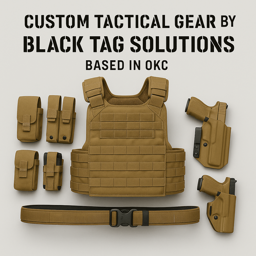 Custom tactical gear by BlackTag Solutions for military and law enforcement